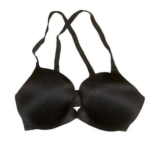 Victoria’s secret black open front push up bra 38D VS
